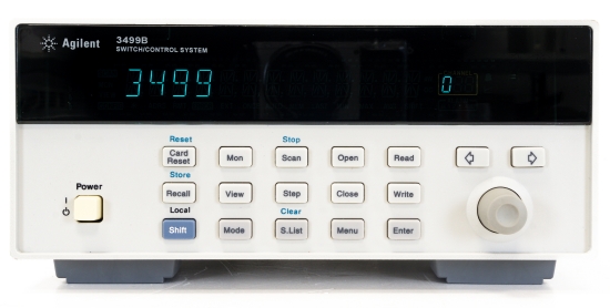 HP Agilent Keysight 3499B Mainframe 2-slot Switch Control